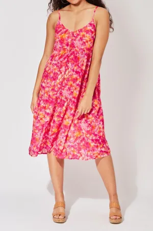 Zanzibar Midi Dress - Sangria